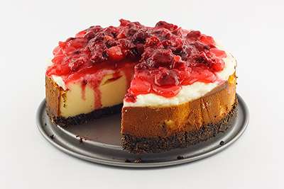 Cheesecake s lesným ovocím